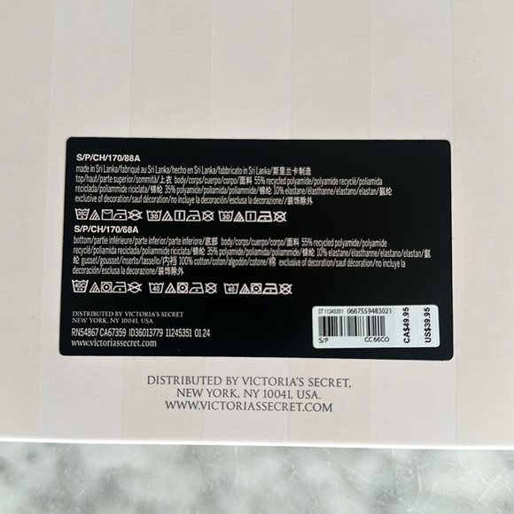 Victoria’s Secret Lace Cami & Shortie Set size Small Pink Leopard - Picture 4 of 4